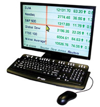 MAGic Large Print Keyboard with monitor