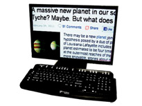 MAGic computer screen magnification software with keyboard